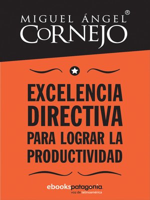 cover image of Excelencia directiva para lograr la productividad